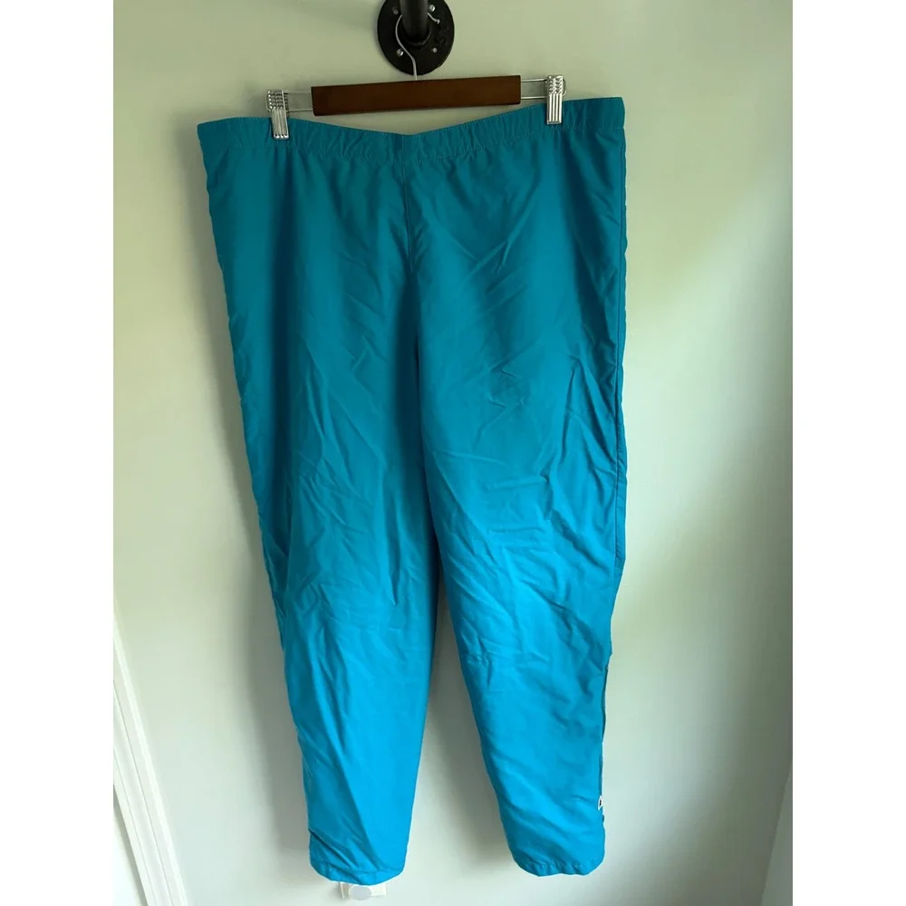 Vintage LL Bean by Helly Hansen Teal Blue Windbreaker Pants Mens Large 40x32